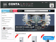 Tablet Screenshot of contagroup.com